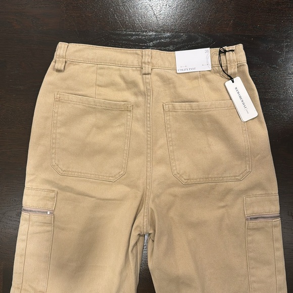 WeWoreWhat Utility pants. Two pairs - khaki and Olive green. Size 28 - Picture 5 of 6
